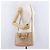 Borsa a mano Miu Miu in pelle 2way Beige Gold Auth 203009 D'oro - vista 29