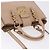 Borsa a mano Miu Miu in pelle 2way Beige Gold Auth 203009 D'oro - vista 6