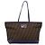 Bolso Tote FENDI Zucca Canvas Negro Marrón Auth 202705 Castaño - vista 2