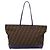 Bolso Tote FENDI Zucca Canvas Negro Marrón Auth 202705 Castaño - vista 3