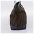 Bolso Tote FENDI Zucca Canvas Negro Marrón Auth 202705 Castaño - vista 4