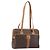 Céline CELINE Macadam Canvas Schultertasche PVC Leather Brown Gold Auth mr2905 Braun Golden