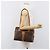 Céline CELINE Macadam Canvas Schultertasche PVC Leather Brown Gold Auth mr2905 Braun Golden - Ansicht 25