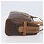 Céline CELINE Macadam Canvas Schultertasche PVC Leather Brown Gold Auth mr2905 Braun Golden - Ansicht 4