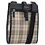 Borsa a tracolla BURBERRY Nova Check Canvas Beige Silver Auth ka6151 Argento
