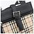 Borsa a tracolla BURBERRY Nova Check Canvas Beige Silver Auth ka6151 Argento - vista 14