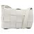Borsa Bottega Veneta Maxi Intrecciato Cassette in pelle Bianco Argento Auth mr2874V