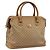 Céline Borsa a mano CELINE Macadam Canvas PVC Beige Gold Auth 202687 D'oro