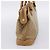 Céline Borsa a mano CELINE Macadam Canvas PVC Beige Gold Auth 202687 D'oro - vista 5