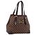 Borsa Tote LOUIS VUITTON Damier Ebene Hampstead MM N51204 LV Auth 201177SAV