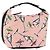 CHANEL Schultertasche Eiscreme-Muster aus Canvas Rosa Schwarz CC Auth 201171V Pink