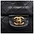 Borsa a tracolla CHANEL Matelasse 25 in pelle d'agnello nera con catena e CC dorato Auth 200746V Nero D'oro - vista 14