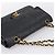 Borsa a tracolla CHANEL Matelasse 25 in pelle d'agnello nera con catena e CC dorato Auth 200746V Nero D'oro - vista 6