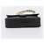 Borsa a tracolla CHANEL Matelasse 25 in pelle d'agnello nera con catena e CC dorato Auth 200746V Nero D'oro - vista 9