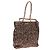 Borsa Tote Miu Miu Pelle Paillettes 2way Beige Gold Auth 202996M D'oro