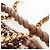 Borsa Tote Miu Miu Pelle Paillettes 2way Beige Gold Auth 202996M D'oro - vista 10