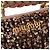 Borsa Tote Miu Miu Pelle Paillettes 2way Beige Gold Auth 202996M D'oro - vista 18