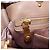 Borsa Tote Miu Miu Pelle Paillettes 2way Beige Gold Auth 202996M D'oro - vista 24