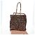 Borsa Tote Miu Miu Pelle Paillettes 2way Beige Gold Auth 202996M D'oro - vista 29