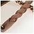 Borsa Tote Miu Miu Pelle Paillettes 2way Beige Gold Auth 202996M D'oro - vista 9