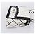 Borsa a tracolla CHANEL Chain Matelasse 25 con paillettes bianca CC Auth 202896SM Bianco - vista 5