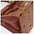 Bolso de mano MCM Vicetos Logogram PVC Leather 2way Brown Gold Auth 203014A Castaño Dorado - vista 12