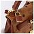 Bolso de mano MCM Vicetos Logogram PVC Leather 2way Brown Gold Auth 203014A Castaño Dorado - vista 16