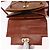 Bolso de mano MCM Vicetos Logogram PVC Leather 2way Brown Gold Auth 203014A Castaño Dorado - vista 20
