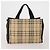 BURBERRY Nova Check Hand Bag Canvas 3 Set Beige Blue Auth 202176 - vista 10