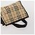 BURBERRY Nova Check Hand Bag Canvas 3 Set Beige Blue Auth 202176 - vista 12