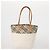 BURBERRY Nova Check Hand Bag Canvas 3 Set Beige Blue Auth 202176 - vista 2