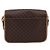 Céline Borsa a tracolla circolare CELINE Macadam Canvas PVC Pelle Marrone Oro Auth 202874A D'oro - vista 3