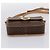 Céline Borsa a tracolla circolare CELINE Macadam Canvas PVC Pelle Marrone Oro Auth 202874A D'oro - vista 9