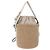 Chloé Chloe Mifuko Woody Small Basket Bag Raffia 2way Beige Silver Auth 202617V Argento - vista 2