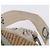 Chloé Chloe Mifuko Woody Small Basket Bag Raffia 2way Beige Silver Auth 202617V Argento - vista 8