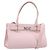VERSACE Handtasche Leder 2way Rosa Silber Auth 200701V Pink