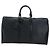 LOUIS VUITTON Epi Keepall 45 Boston Bag Black M42972 LV Auth am12520SAV Nero - vista 2