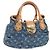 LOUIS VUITTON Monogram Denim Preity Hand Bag Blue M95020 LV Auth 203795SAV