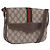 GUCCI GG Supreme Web Sherry Line Schultertasche PVC Beige 001 113 6862 Auth ka6092