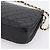 Borsa a tracolla CHANEL Matelasse con catena in pelle d'agnello nera e oro CC Auth 203454V Nero D'oro - vista 12