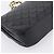 Borsa a tracolla CHANEL Matelasse con catena in pelle d'agnello nera e oro CC Auth 203454V Nero D'oro - vista 13
