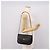 Borsa a tracolla CHANEL Matelasse con catena in pelle d'agnello nera e oro CC Auth 203454V Nero D'oro - vista 24