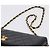 Borsa a tracolla CHANEL Matelasse con catena in pelle d'agnello nera e oro CC Auth 203454V Nero D'oro - vista 8