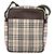 BURBERRY Nova Check Schultertasche Canvas Beige Silver Auth 200675 Silber - Ansicht 3