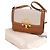 Borsa a tracolla Tory Burch Eleanor in pelle camel Cammello - vista 6