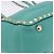 Borsa Tote VALENTINO Studs in pelle 2 vie Blu Turchese Oro Auth BA15656A D'oro - vista 13