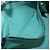 Borsa Tote VALENTINO Studs in pelle 2 vie Blu Turchese Oro Auth BA15656A D'oro - vista 24