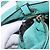 Borsa Tote VALENTINO Studs in pelle 2 vie Blu Turchese Oro Auth BA15656A D'oro - vista 25