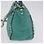 Borsa Tote VALENTINO Studs in pelle 2 vie Blu Turchese Oro Auth BA15656A D'oro - vista 4