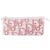 Pouch Christian Dior Trotter Canvas Pile Pink Auth 203042 Rosa - vista 2